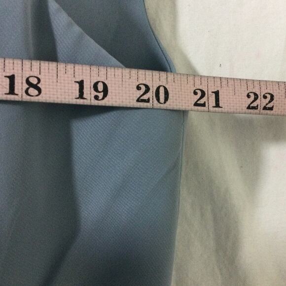 FORMAL SZ 16 1x plus blue assymetrical one shoulder bridesmaid maxi dress B78 - Picture 5 of 9